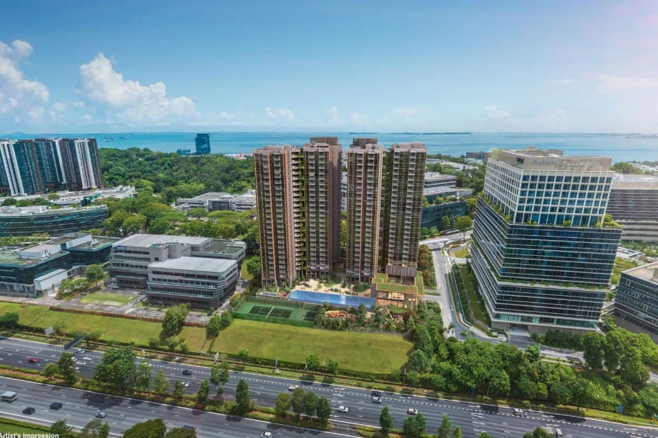Thomson Reserve — aerial view of the development