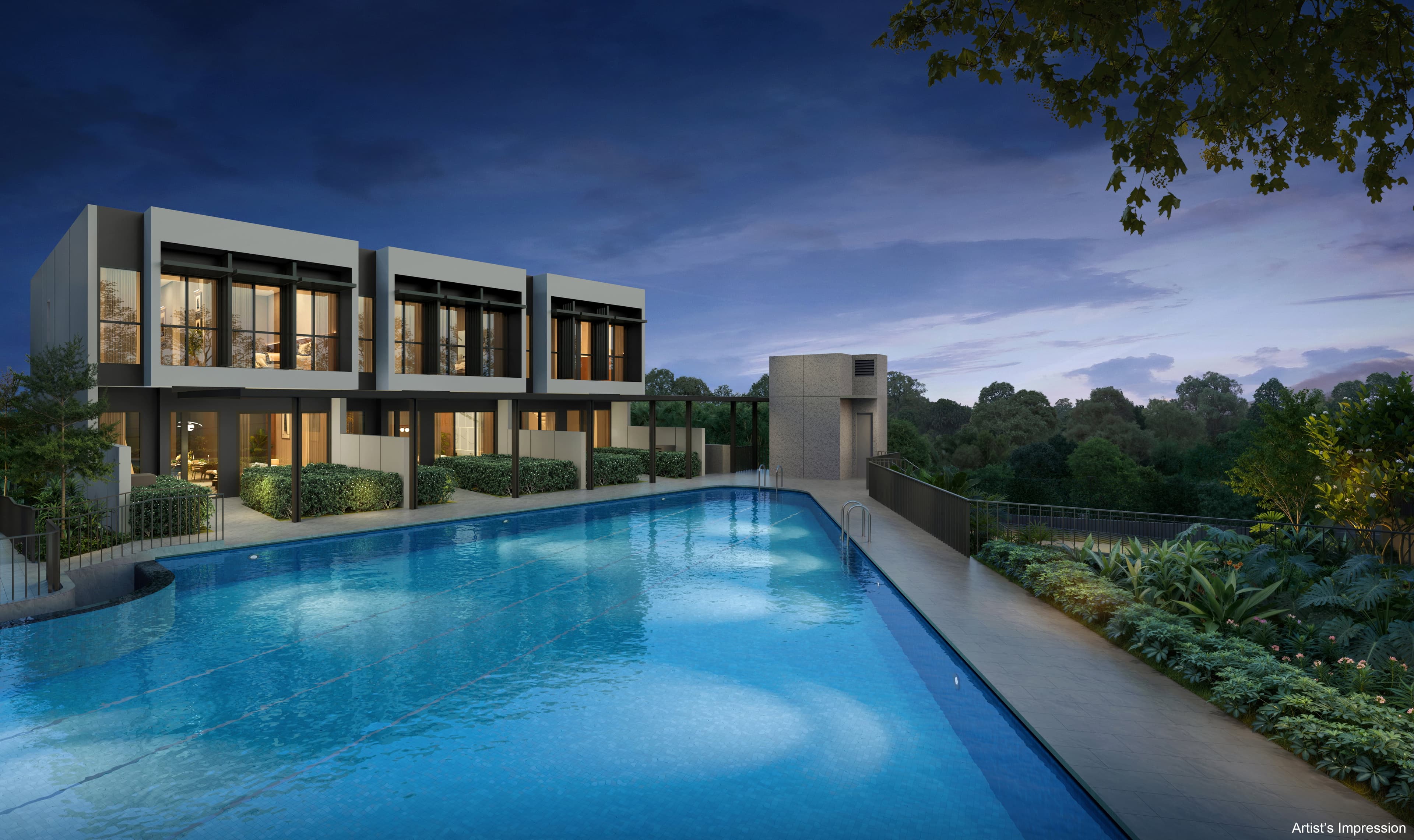 Lentor Gardens Residences pool