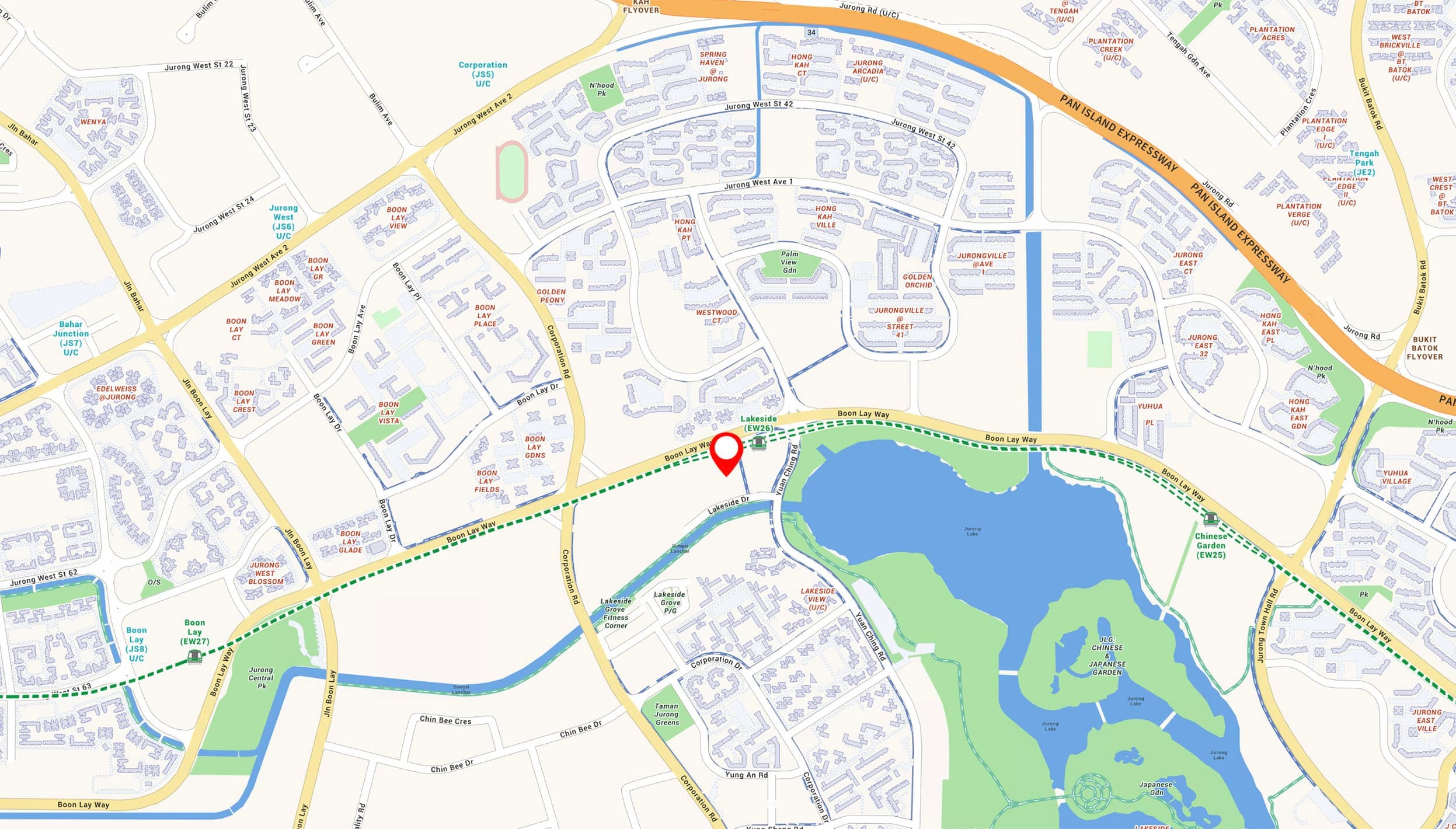 Lucerne Grand — location at Lakeside Drive, Jurong Lake District