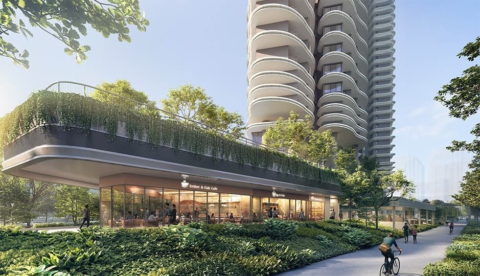 Lucerne Grand — retail podium and residential blocks